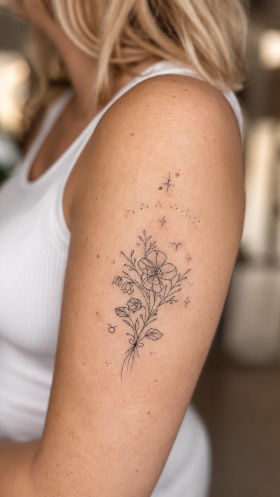 Fineline Tattoo Arm